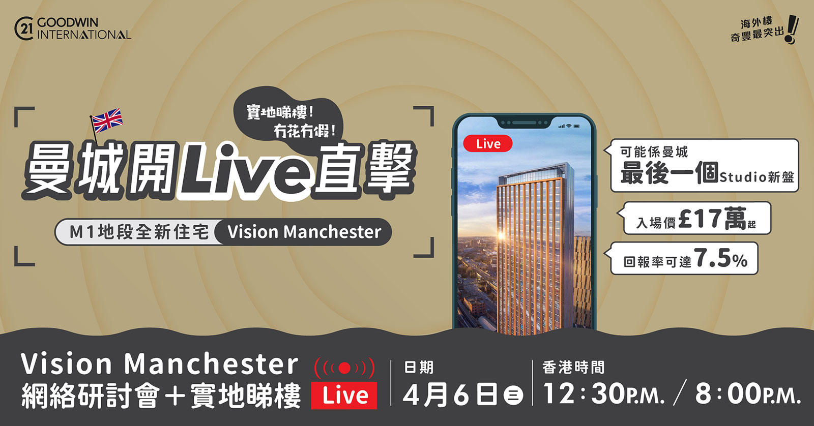 英國曼城直擊 - M1地段全新住宅Vision Manchester