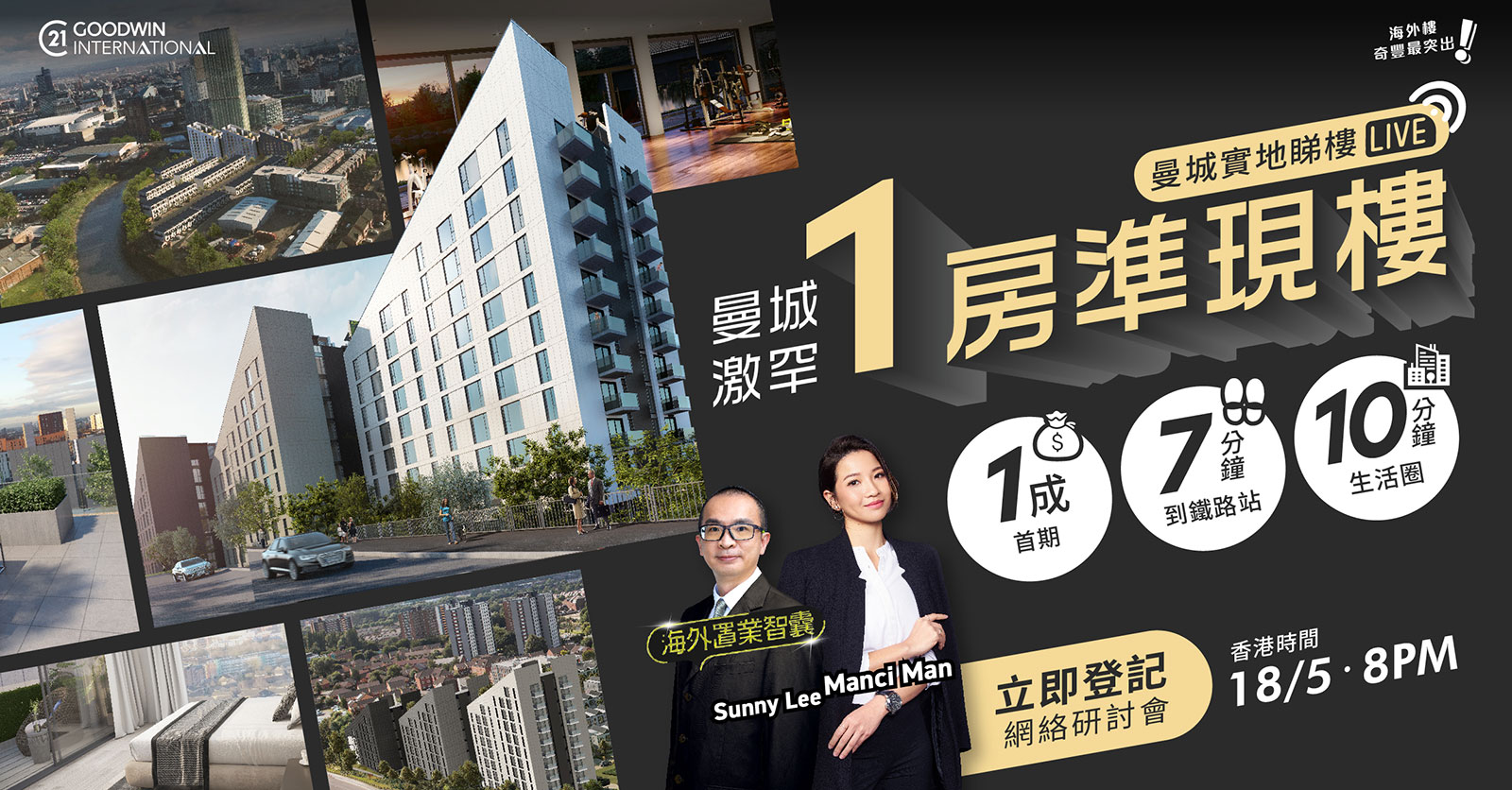 曼城市中心一房準現樓 – 實地睇樓Live